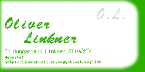 oliver linkner business card